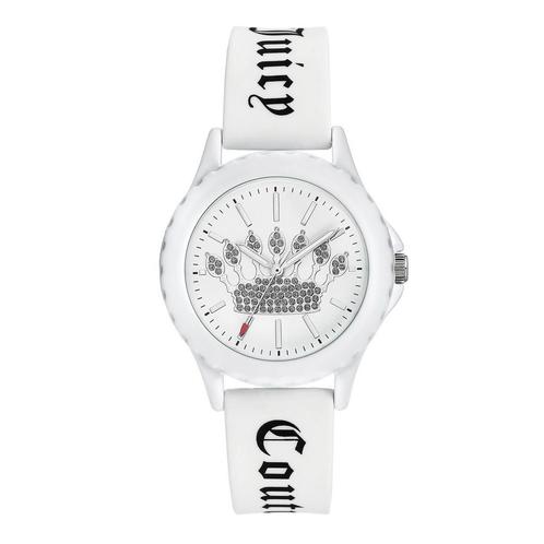 Juicy Couture horloge voor dames met silicone armband - WIT, Sieraden, Tassen en Uiterlijk, Tassen | Rugtassen