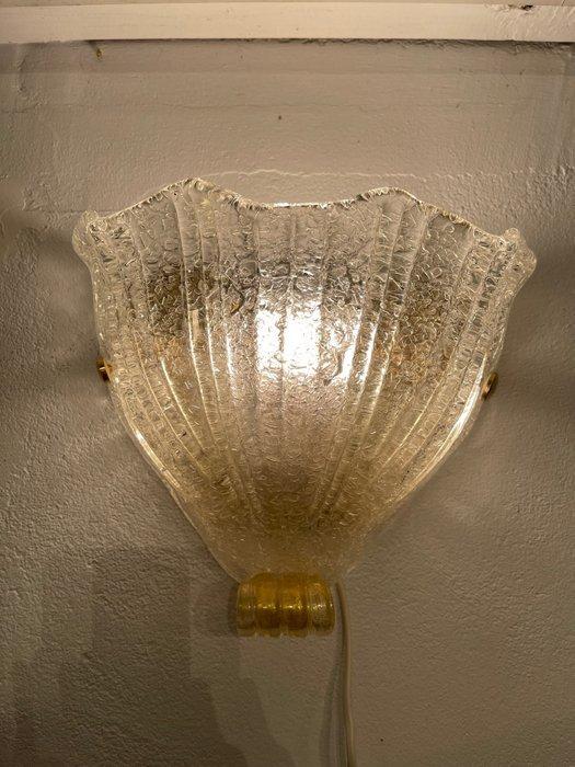 Wandlamp (2) - Glas, Messing - Barovier(?), Antiek en Kunst, Kunst | Designobjecten
