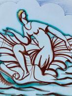 Art Deco Tegel - Venere su conchiglia - ceramica SCI di