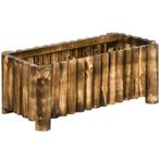 TRUUSK Verhoogde Plantenbak Vurenhout 78x35x30 cm - Kruidenb, Verzenden, Nieuw