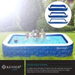 KESSER® Opblaasbaar zwembad - 240x142x56cm - 613L - Blauw, Tuin en Terras, Zwembaden, Verzenden, Zo goed als nieuw