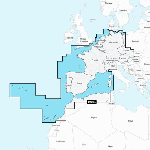 Garmin Navionics+™ | NSEU646L | microSD™/SD™ Europa, Midden, Watersport en Boten, Navigatiemiddelen en Scheepselektronica, Ophalen of Verzenden