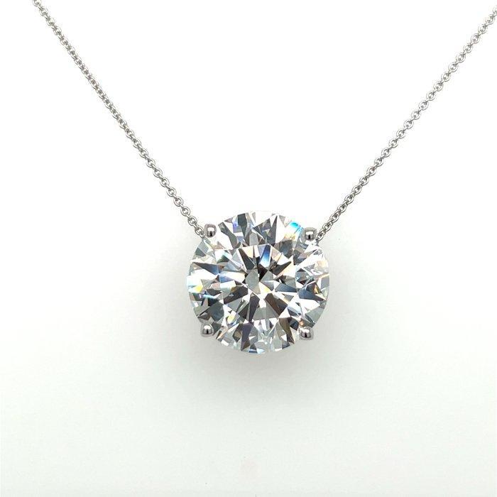 Halsketting - 14 karaat Witgoud - 5.01ct. tw. Diamant, Sieraden, Tassen en Uiterlijk, Kettingen