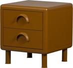 WOOOD Rune Ladekast - Metaal - Honinggeel - 45x42x42 c, Nieuw