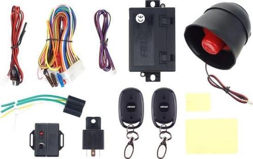 Auto Alarm met afstandbediening - universeel autoalarm, Doe-het-zelf en Verbouw, Alarmsystemen, Zo goed als nieuw, Ophalen of Verzenden