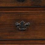 Strakke stoere ladenkast op bracket feet mooie patina  afger, Ophalen of Verzenden