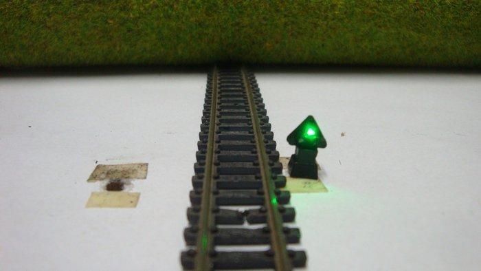 Seinen N - Modeltrein verlichting (10) - dwergseinen, Hobby en Vrije tijd, Modeltreinen | N-Spoor
