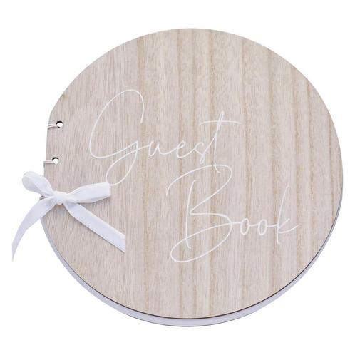 Bruiloft Gastenboek Rond 21cm, Hobby en Vrije tijd, Feestartikelen, Nieuw, Verzenden