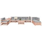 vidaXL 11-delige Loungeset massief douglas vurenhout, Tuin en Terras, Tuinsets en Loungesets, Verzenden, Nieuw, Loungeset