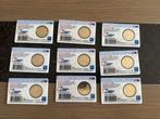 Frankrijk. 2 Euro 2020 Recherche Medicale (9 coincards)