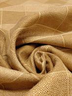 Tessuto Molteni anni ’90 – Trama a scacchi dorati –