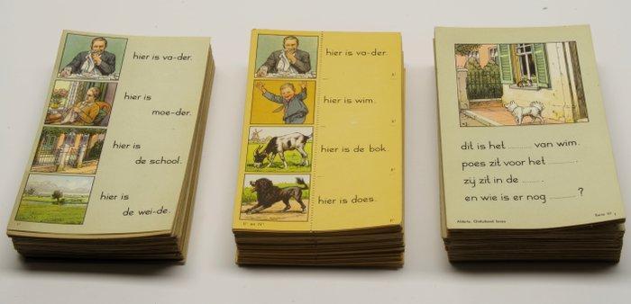 Lesmateriaal (377) - J.B. Wolters - zwaar papier - 1950-1960, Antiek en Kunst, Curiosa en Brocante