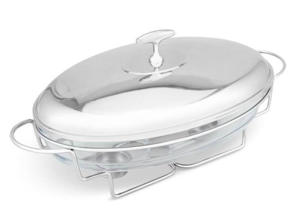 Veiling - Rechaud incl. Schaal en Deksel – 46x26x20 cm, Huis en Inrichting, Keuken | Keukenbenodigdheden