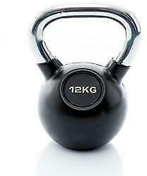 Rubberen Kettlebell - 28 kg kettle bells, Sport en Fitness, Fitnessmaterialen, Nieuw, Ophalen