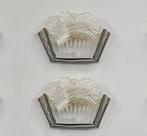 Noverdy - Wandlamp (2) - nickeled bronze - paar - 1930 art, Antiek en Kunst