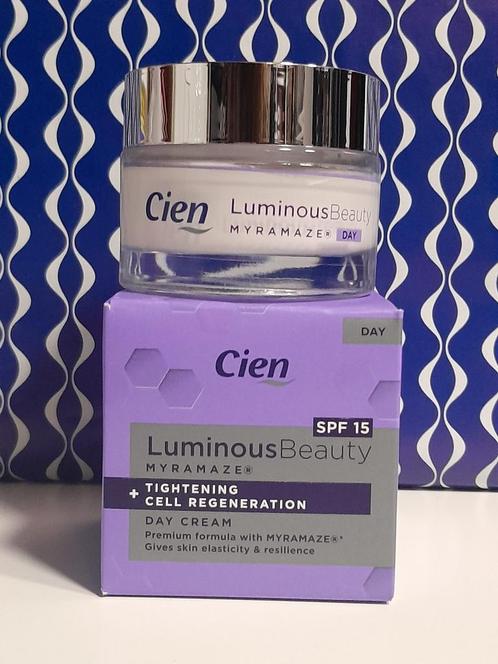 Cien Luminous beauty dagcrème SPF 15 + MYRAMAZE 50 ml., Sieraden, Tassen en Uiterlijk, Uiterlijk | Gezichtsverzorging, Gehele gezicht
