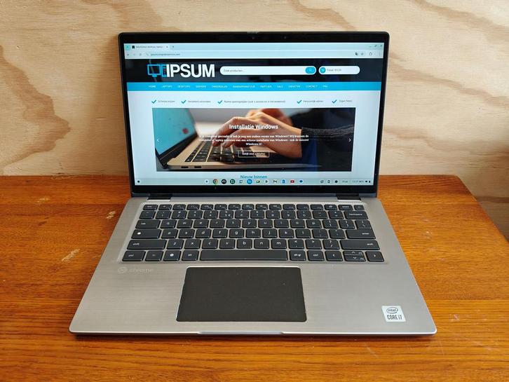 Dell Latitude 7410 2-in-1 Chromebook | i7 10610u | 16gb D..., Computers en Software, Windows Laptops, Minder dan 2 Ghz, SSD, 14 inch