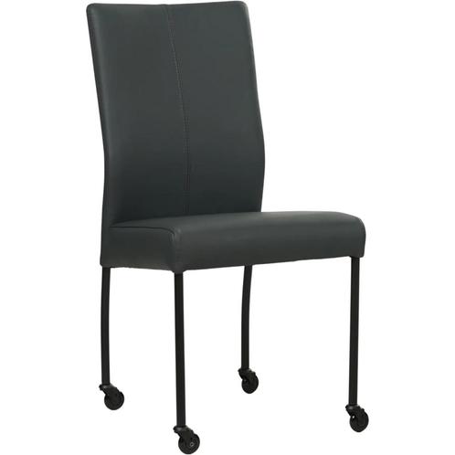 Leren eetkamerstoel Comfort met wieltjes - Hermes Ocean, Huis en Inrichting, Stoelen, Eén, Overige kleuren, Nieuw, Leer, Ophalen of Verzenden