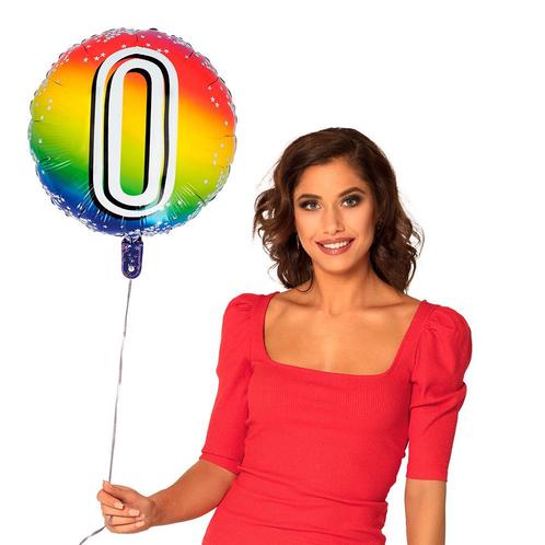 Helium Ballon 0 Jaar 45cm, Hobby en Vrije tijd, Feestartikelen, Nieuw, Verzenden