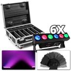 BeamZ BBB612 LED uplight lichtset + flightcase met laadfunct, Muziek en Instrumenten, Verzenden, Nieuw, Licht