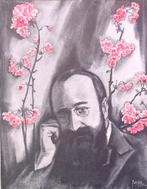 De nagedachtenis van C. S. Adama van Scheltema op spotprent, Verzenden