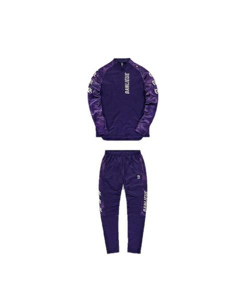 Banlieue X Robey Trainingspak Purple, Kleding | Heren, Sportkleding, Algemeen, Paars, Nieuw, Verzenden