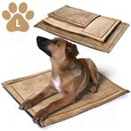 Premium Velvet Benchmat L - 90x55 cm TAUPE (Hond), Dieren en Toebehoren, Ophalen of Verzenden, Nieuw, Overige