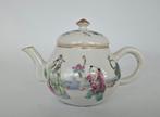 Theepot - Porselein - Famille rose theepot, Antiek en Kunst