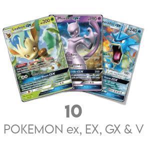 10 random Pokémon EX, GX &amp; V  Deze zullen allemaal Engelstal