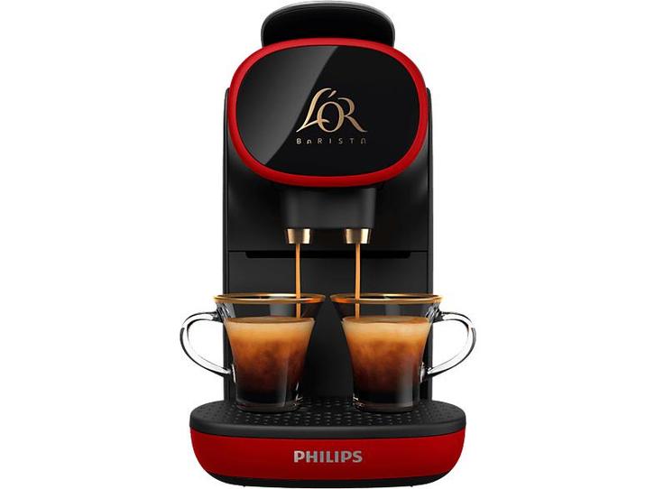 Philips -  L’or Barista  Ferrari Koffiezetapparaat Rood, Witgoed en Apparatuur, Koffiezetapparaten, 2 tot 4 kopjes, Nieuw, Koffiepads en cups