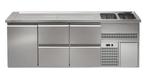 GGM Gastro | Biertoog Premium PLUS - 2500x700mm - 1 deur & 4, Verzenden, Nieuw in verpakking