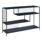 Console tafel Oxelösund 120x33x80 cm zwart [en.casa], Huis en Inrichting, Verzenden, Nieuw