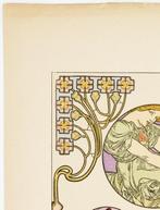 Alfons Mucha - Lithographie - Document décoratif no 46 -, Antiek en Kunst