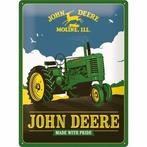 John Deere made with pride reclamebord, Ophalen of Verzenden, Nieuw