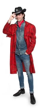 Rode Cowboy Jas - One Size | Nieuw! | Kostuums, Nieuw, Verzenden