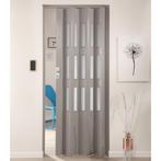 Fortesrl Luciana vouwdeur met glas in kleur grijs, Nieuw, Vouwdeur, Ophalen of Verzenden