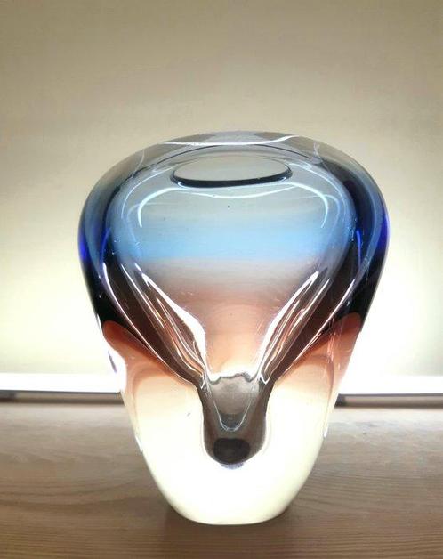 Mstisov -Moser - Vladimir Mika - Vaas - Glas - Rainbow, Antiek en Kunst, Antiek | Glas en Kristal