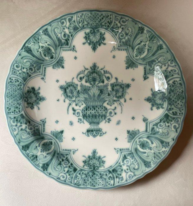 Porceleyne Fles, Delft - Schaal - Aardewerk - Groot Delfts, Antiek en Kunst, Antiek | Glas en Kristal