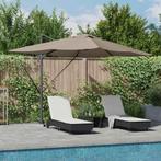 vidaXL Cantilever Roma parasol Taupe en Zwart 352 x 251 x, Tuin en Terras, Parasols, Verzenden, Nieuw, 2 tot 3 meter