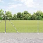 vidaXL Weidehekwerk Zilver 25 x 1.6 m Gegalvaniseerd staal, Tuin en Terras, Schuttingen, Verzenden, Nieuw, IJzer