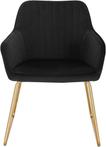 10% KORTING! | 1x Eetkamerstoelen Van Fluweel Model Stella Z