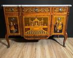 Credenza - Brons, Hout, Marmer, Antiek en Kunst
