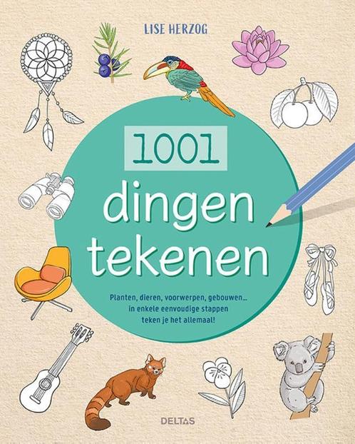 1001 dingen tekenen 9789044767742 Lise Herzog, Boeken, Overige Boeken, Zo goed als nieuw, Verzenden