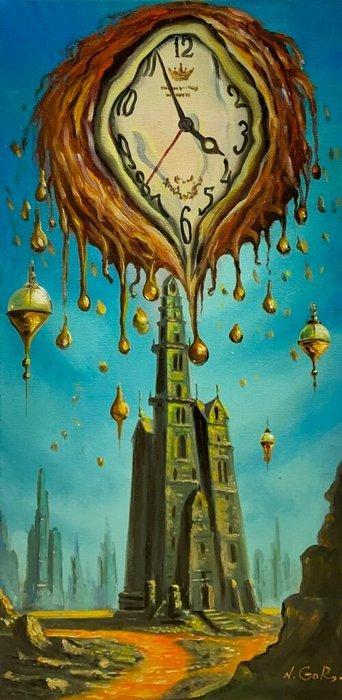 Nikolay Gorovoy - Cathedral of the Unraveled Hour, Antiek en Kunst, Kunst | Schilderijen | Klassiek