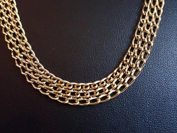 Goud gevuld - Halsketting - Friedrich Binder Doublé, Antiek en Kunst, Kunst | Designobjecten