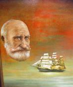 Karel Moers (1932 -2016) - Ode aan de schipper kapitein van