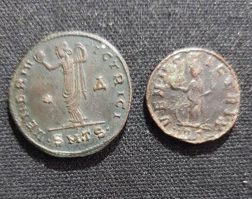 Romeinse Rijk Lot of 2 coins: Magna Urbica, AD 283-285 &, Postzegels en Munten, Munten | Europa | Niet-Euromunten