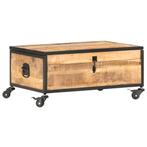 vidaXL Salontafel 70x50x33 cm massief mangohout, Huis en Inrichting, Tafels | Salontafels, 50 tot 100 cm, Verzenden, Nieuw, Minder dan 50 cm