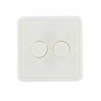 Enkelvoudig afdekraam duo dimmer model Peha wit, Ophalen of Verzenden, Nieuw