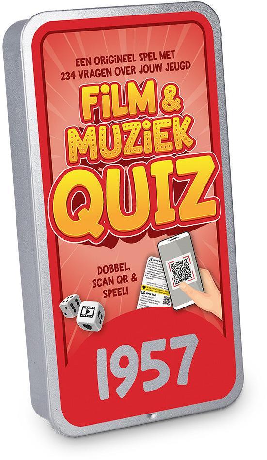 Film & Muziek Quiz - 1957 | Miko Products - Kaartspellen, Hobby en Vrije tijd, Gezelschapsspellen | Kaartspellen, Nieuw, Verzenden
